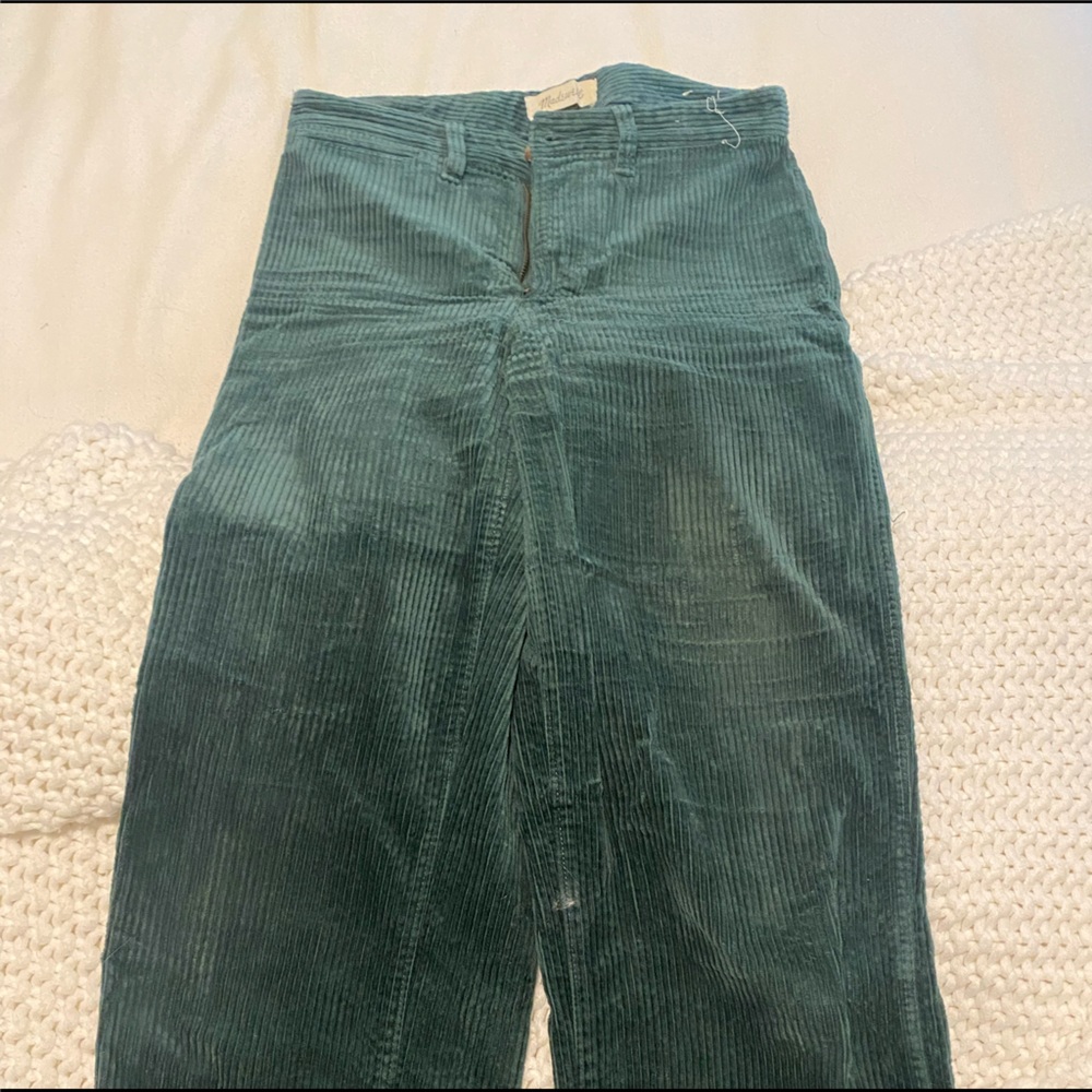 Madewell Slim Emmett Wide Corduroy Pants Sz 25